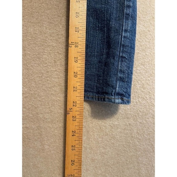 Levi's Jeans Girl's 7 Blue Denim Slim Straight Fit - Picture 6 of 10